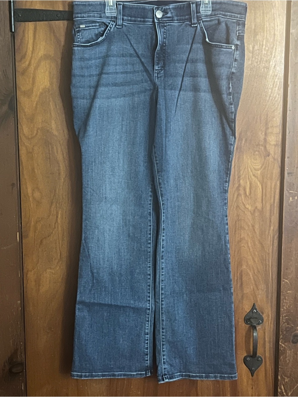 Lee Women's Bootcut Jeans in Dark Blue Denim 16W Long